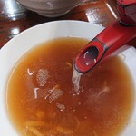 ふじや食堂 - 蕎麦湯