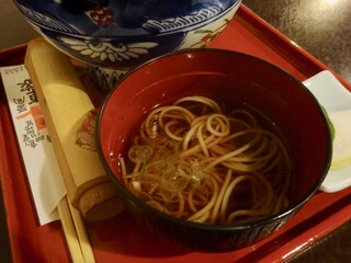 東家  - うれしいミニ蕎麦付き