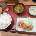 桑名大福食堂 - お父ちゃんの夕食（玉子焼きと焼鮭は後出し）671円