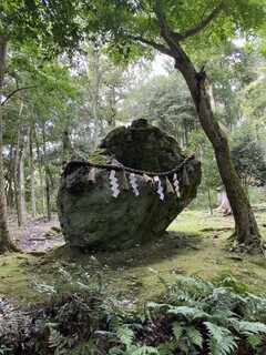 KIRI CAFE - 参考写真、出雲大神宮の巌石