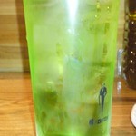 Kaisen Shubou Umemaru - 相方の特別オーダー、アルコール薄めの抹茶緑茶カクテルです