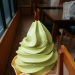 道の駅 関宿 - 亀山茶ソフト