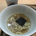 飯田商店 - 出汁割り　煮干し　２００円　たまらない出汁のオンパレードに、感激！！