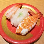 回転寿司 鼓響 - 海老三昧　500円