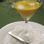 Shitorasu - 夜ランチ：　バターナッツの冷製スープ