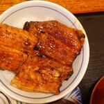 乙川屋 - うなぎ丼の上