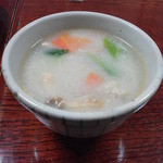 ゆうぎり - 〆でいただきました。粕汁です。美味かった。