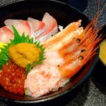 Ajiyoshi - 一日数食限定の「海華丼」です。