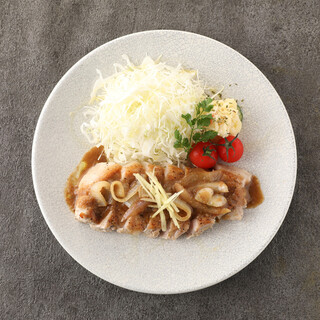 健康的な環境で育てた豚肉は美味しい♪保美豚の生姜焼き