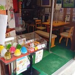 かぎや餅店 - イートインスペース