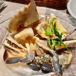 横浜馬車道 旬の肉料理イタリアン オステリア・アウストロ - 2021.8.  旬の渡り蟹のマリネ