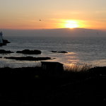 ペンション群林風 - 夕日は礼文に沈みました　　利尻　５月