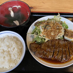 ブルーキッチン - サーロインステーキ定食¥880