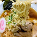 Fujino - 中華そば　麺リフト