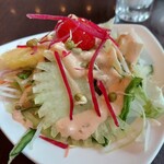 サルマ ティッカアンドビリヤニ - 　　　　　　　　　　サラダ