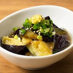 Boiled eggplant