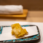 うを徳 - 2021.9 青森玉蜀黍「味来」天ぷら