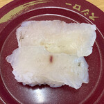Sushi ro - 麹熟成 赤かれい　１６５円　(2021/08)