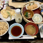 天ぷらてんや - 選べる天ぷら盛合わせ彩り御膳【は】1480円