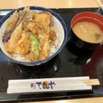 Tempura Tenya - 季節の国産野菜天丼750円