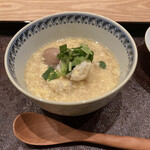 茜坂大沼 - 鱧、鱧子と小芋の玉子〆