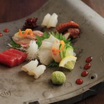 CAZI CAFE - お刺身盛り合わせ