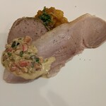 み乃家 - 本日の日替わり。
      ロースハム、美味し。