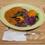 タニタカフェ - 彩り野菜の雑穀カレーライス