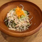 み乃家 - これかかってるドレッシングが美味( ˘ ³˘)♥