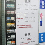 ラーメン二郎 - メニュー