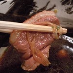 満月茶家 - 鴨汁の鴨はしっかり肉厚！