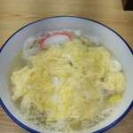 太湖 - 卵とじうどんをきしめんに変更。340円。