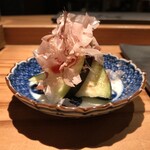とり茶太郎 - 水茄子の梅肉がけ