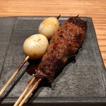 とり茶太郎 - うずらの卵 & つくね