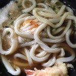 Ono udon - 海老天が泳ぎます　　まみこまみこ