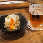 MEAT×PIZZA YAMATO Craft Beer Table - 若草山ヴォルケーノポテトサラダ ＆ ペールエール