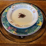 シャーロックホームズ - これセットできたら嬉しいよね♪ この日のスープは冷製ジャガイモポタージュ。というか、ビシソワーズ。