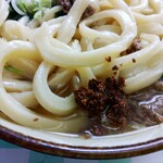みうらうどん - すりだね投入