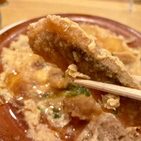 新宿割烹 中嶋 - フライに染みたタレが何とも心地よい