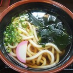 麺屋　まる - かけうどん (税込)300円　(2021.09.07)