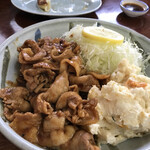 舞木ドライブイン - 焼肉定食  [おかず大盛り]  パート2