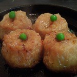 中華酒膳 幸龍 - （2012/10月-2）「鉄板焼き焼売（4個）」