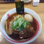 光 - ラーメン大盛＋半熟たまご