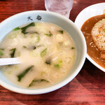 麺工房 大番 - 100円のスープ