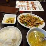 新台北 - Aランチ（豚の黒豆鼓炒め）