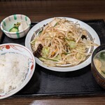 ときわ食堂 - 野菜炒め定食