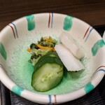 ときわ食堂 - お新香旨し