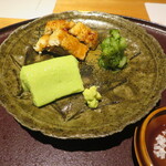 馳走 啐啄一十  - 炭火焼き海鰻、だだちゃ豆餅、胡瓜生酢