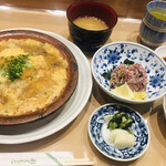 157775692 - 「柳川鍋定食」＋「鰯刺身」