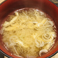 新宿割烹 中嶋 - 味噌汁